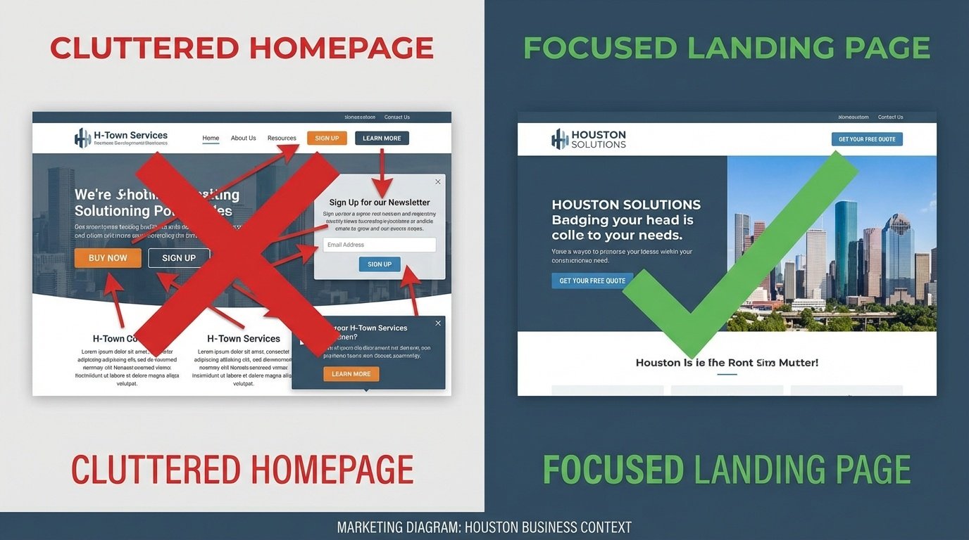 Before and after Google Ads performance comparison